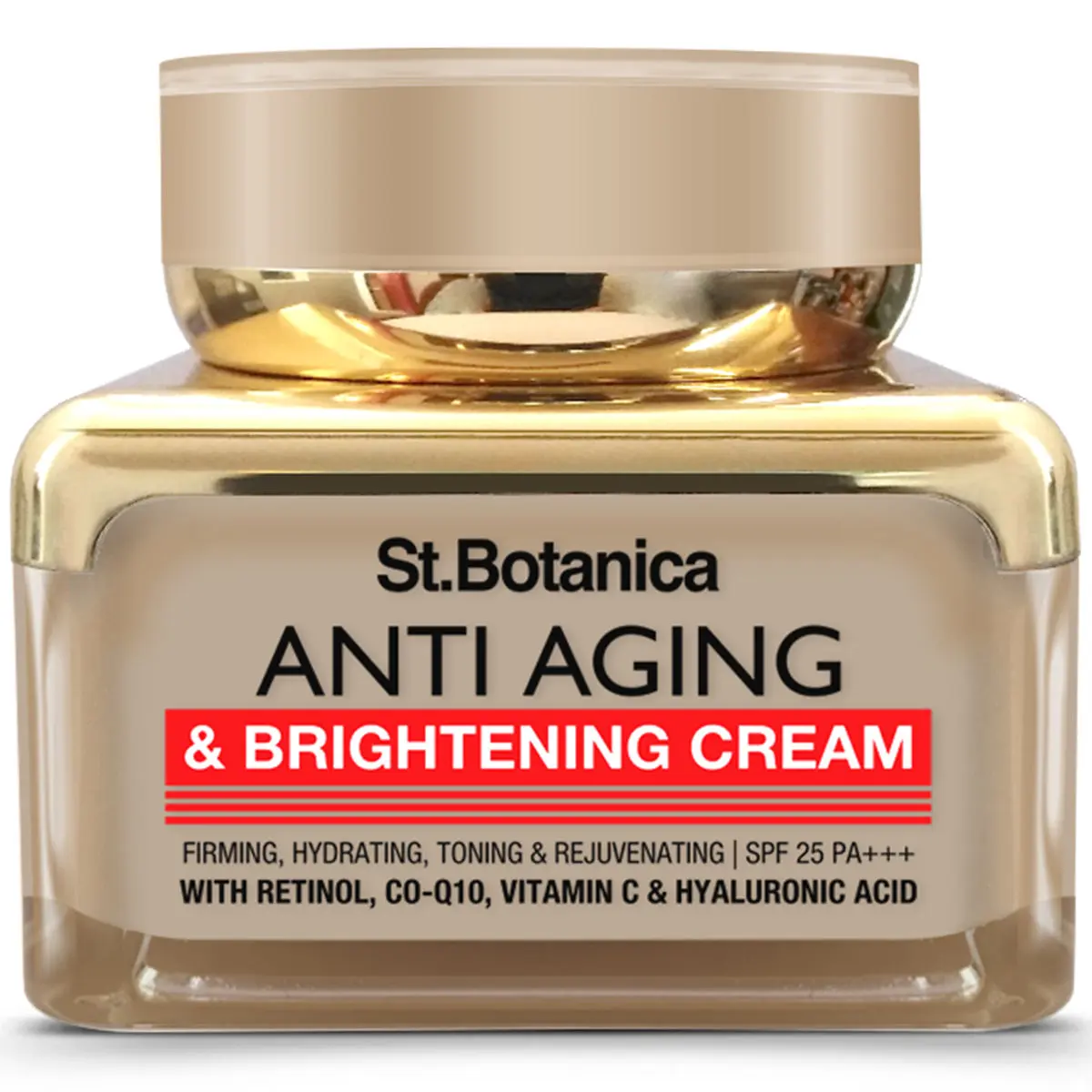 StBotanica Pure Radiance Anti Aging & Face Brightening Cream, SPF 25 - Firming, Hydrating, Toning & Rejuvenating - 50g