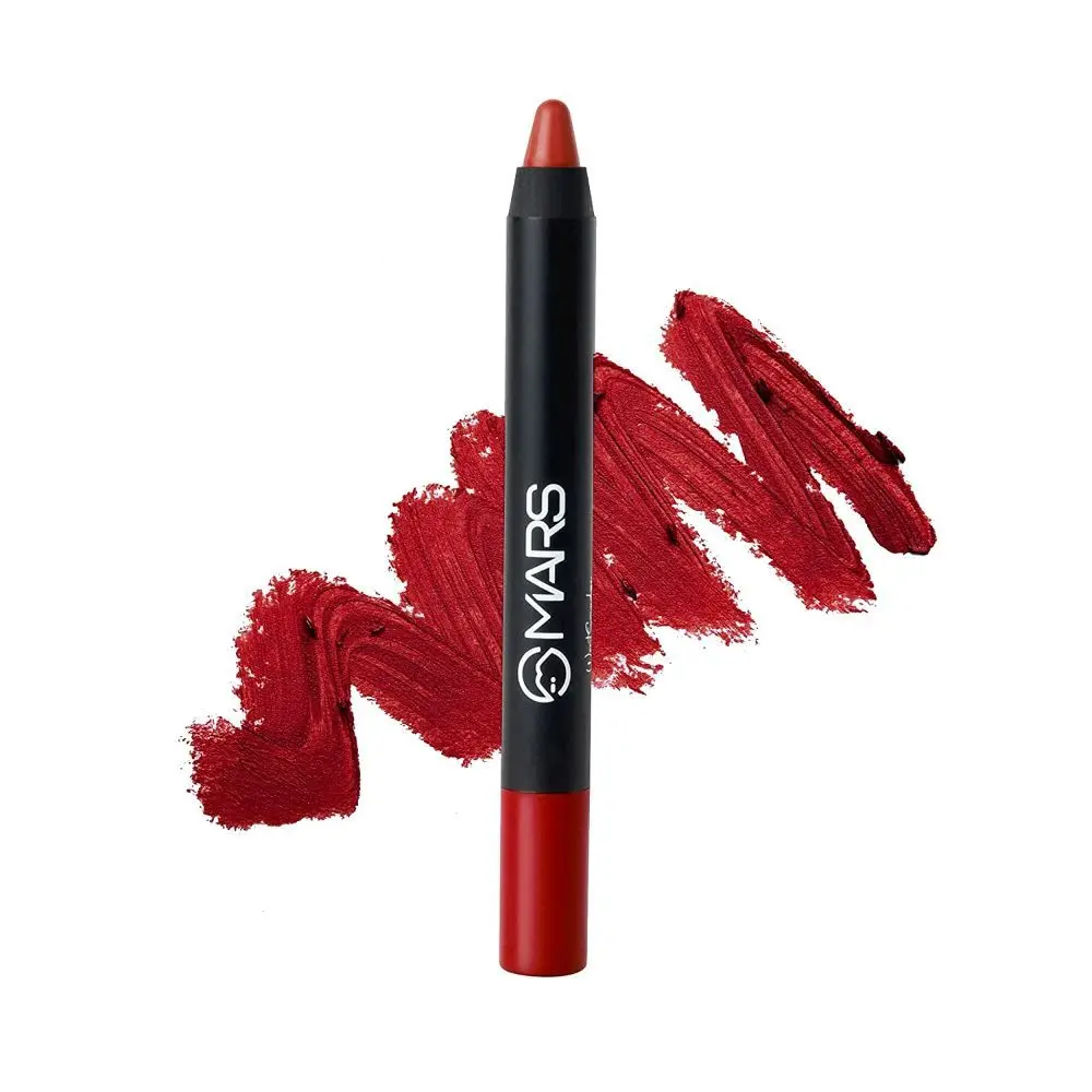 MARS Long Lasting Won't Smudge Won't Budge Lip Crayon with Matte Finish - I am strong| 3.5g