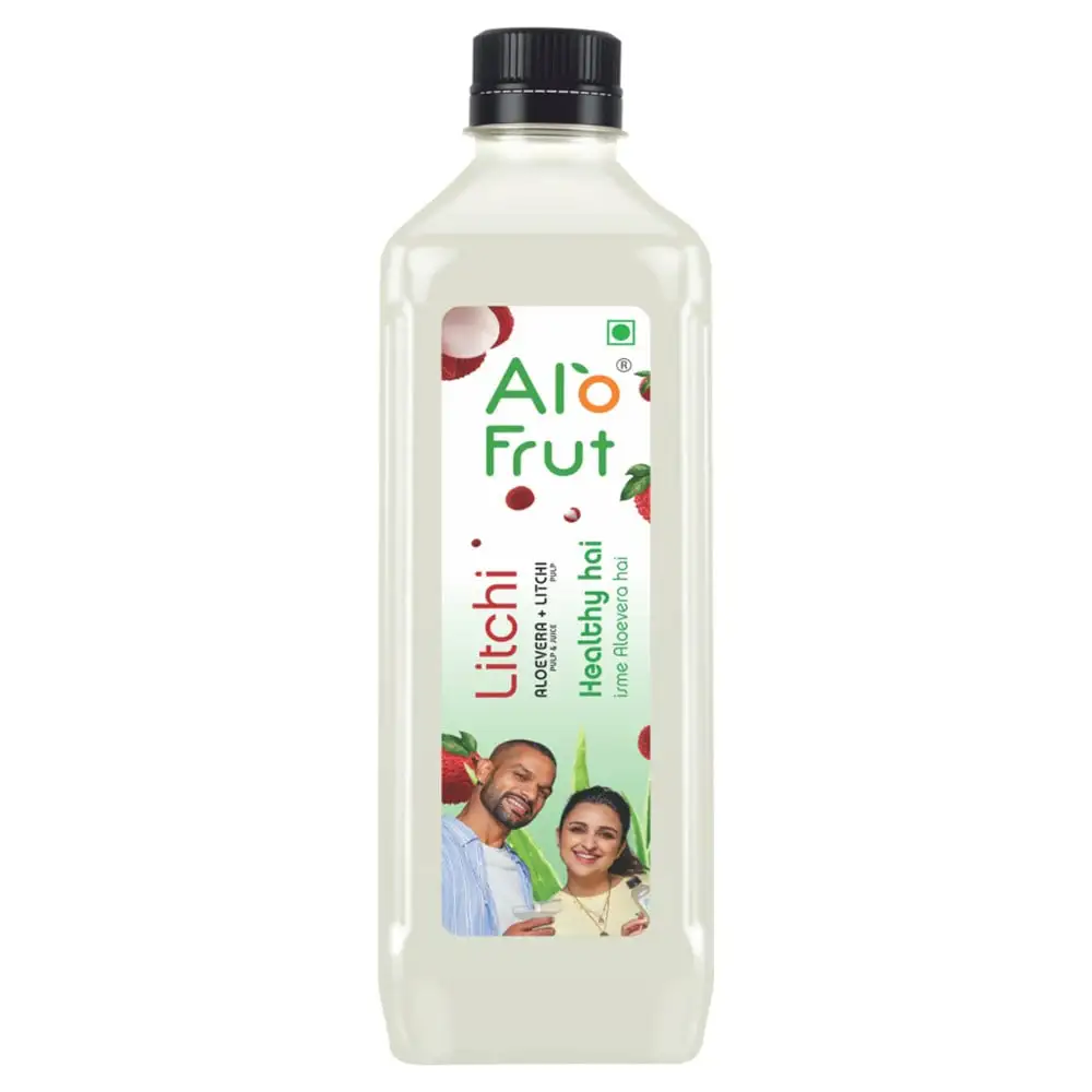 Alo Frut Litchi Aloevera Juice,  0.160 L  Litchi (Pack of 60)