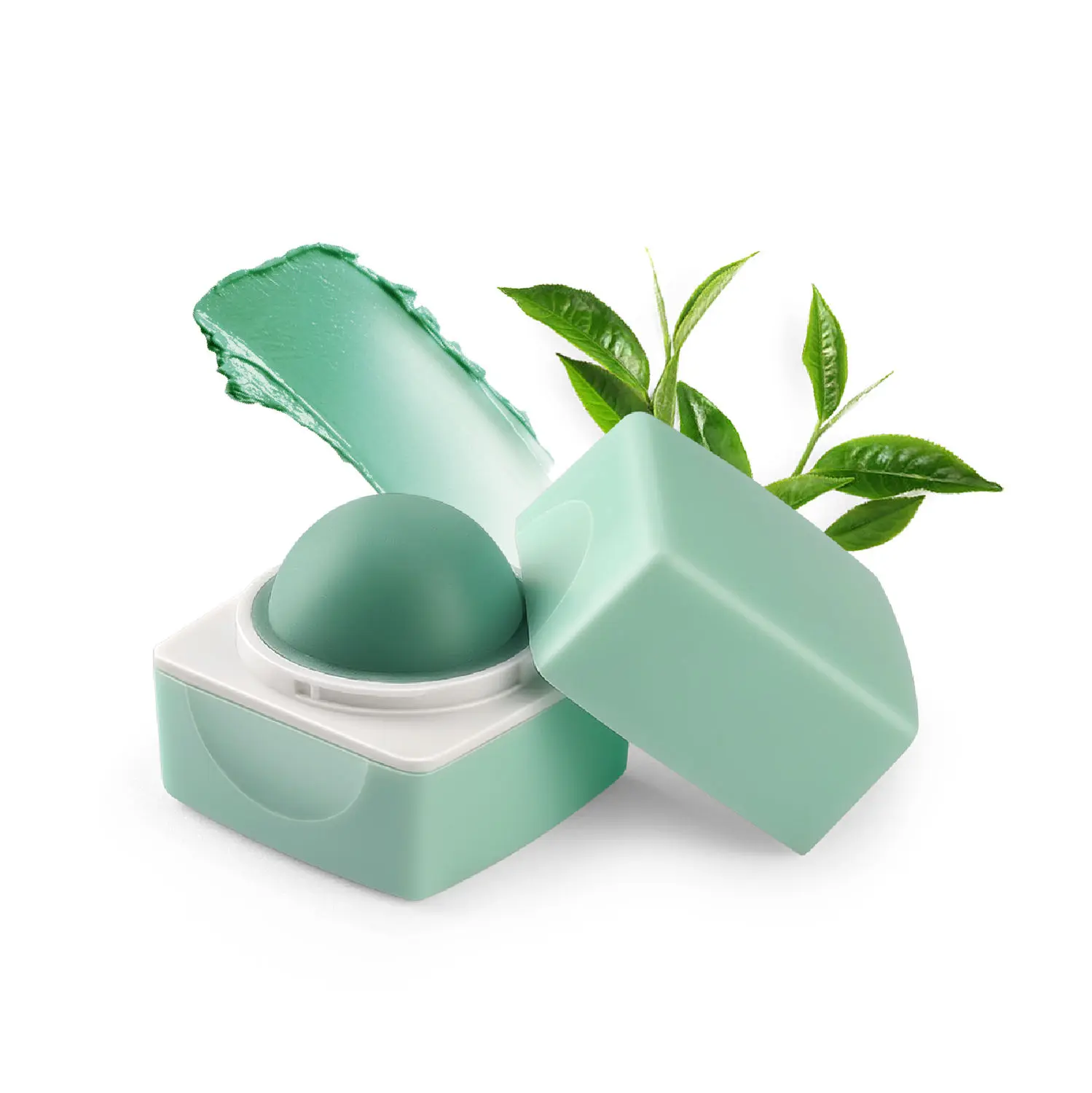 Organic Harvest High Gloss Lip Balm: Green Tea | Lip Balm for Women & Men | Organic Lip Balm to Lighten Dark Lips | 100% American certified organic | Sulphate & Paraben-free | 10gm