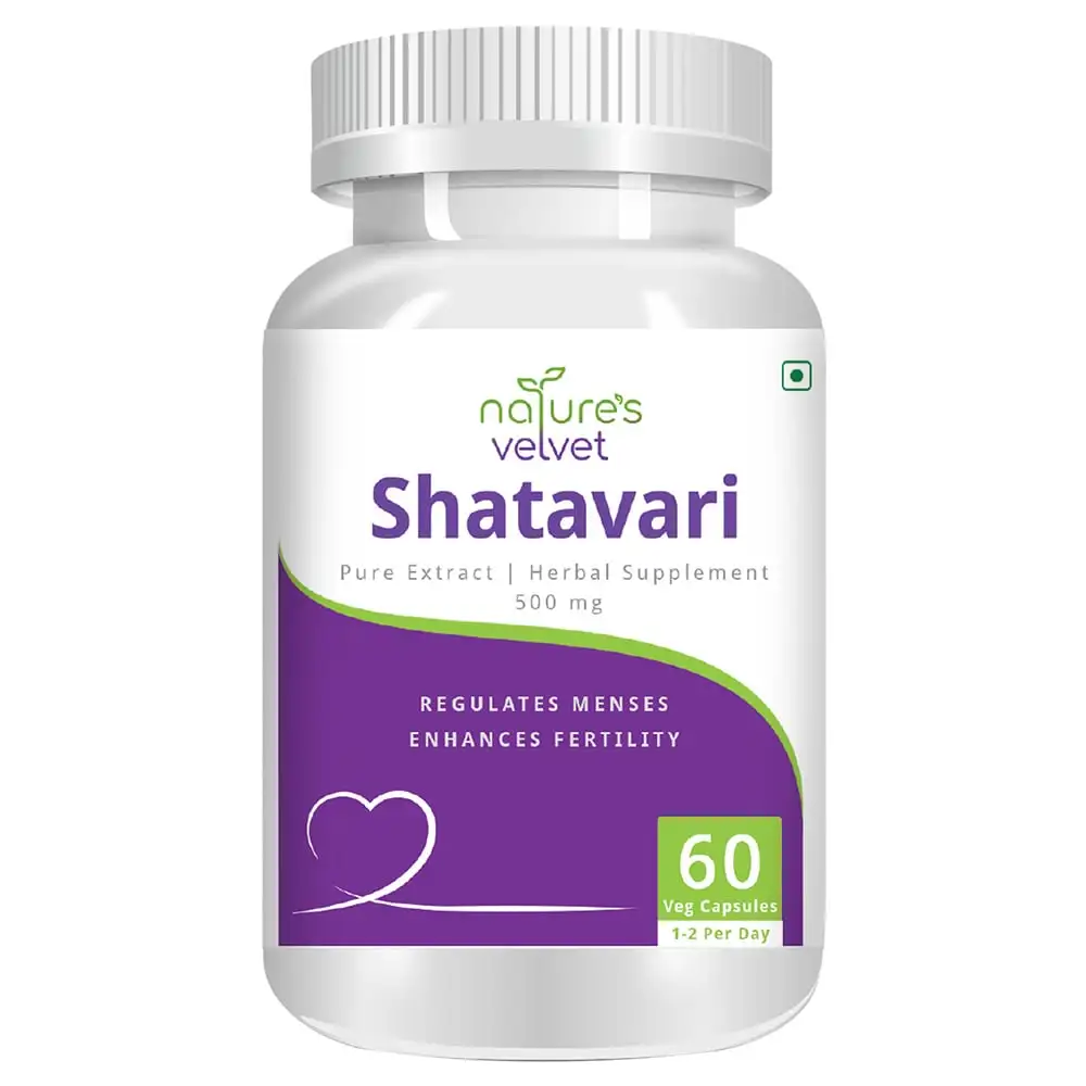 Natures Velvet Shatavari Pure Extract (500 mg),  60 veggie capsule(s)