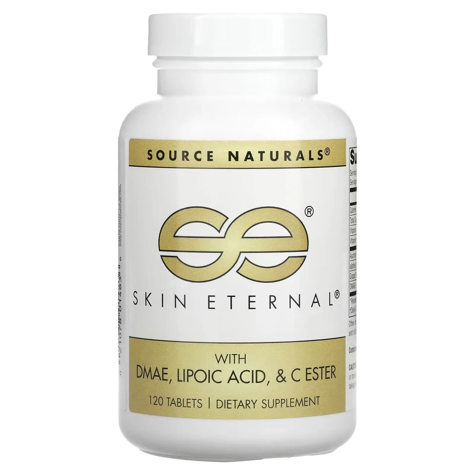 Skin Eternal with DMAE, Lipoic Acid, and C Ester, 120 Tablets