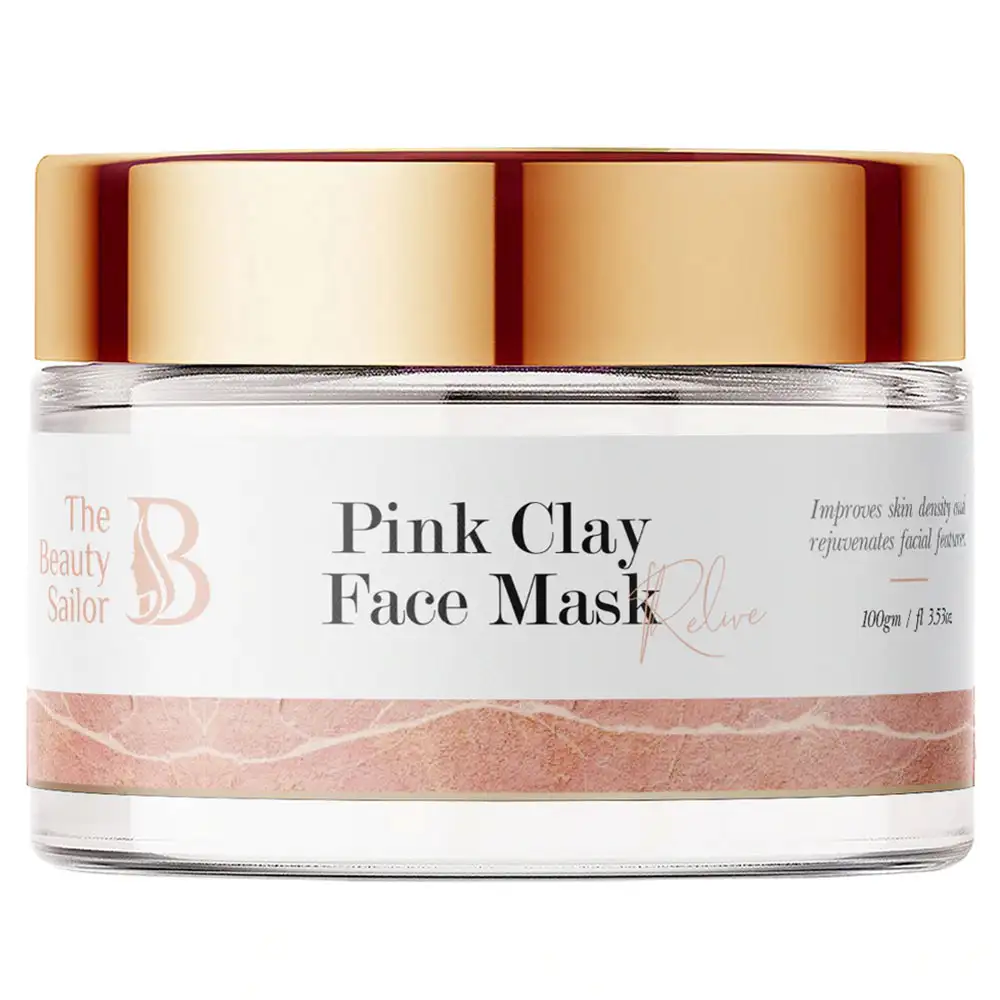 The Beauty Sailor Pink Clay Face Mask,  100 g  Relive