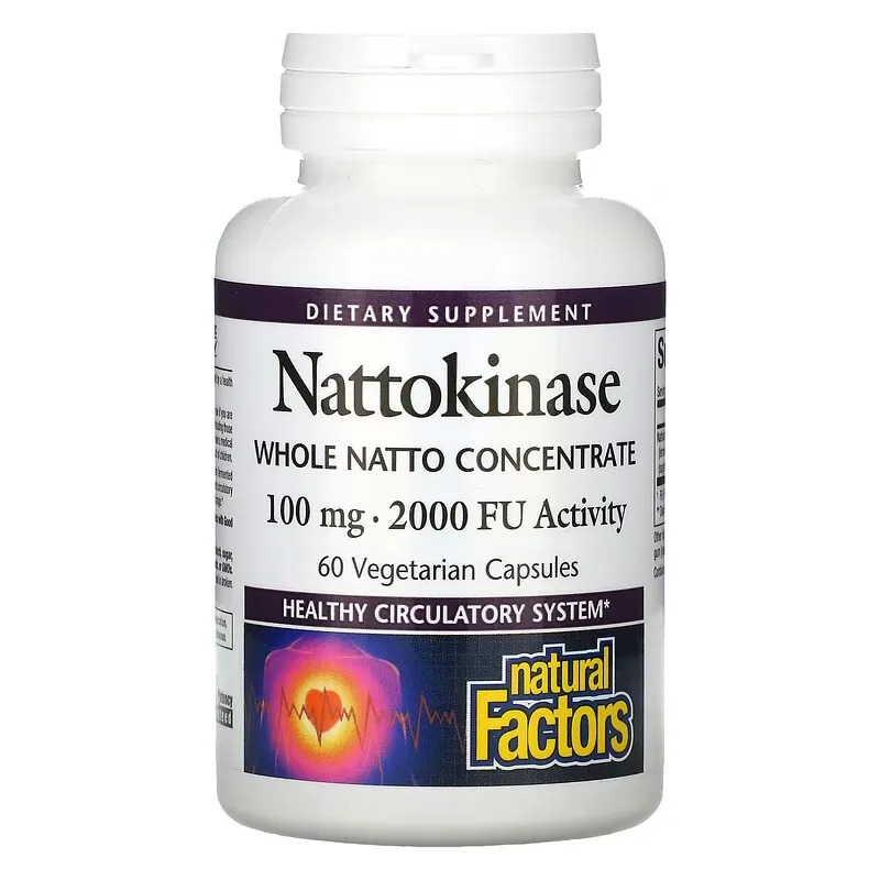 Nattokinase, 100 mg, 60 Vegetarian Capsules