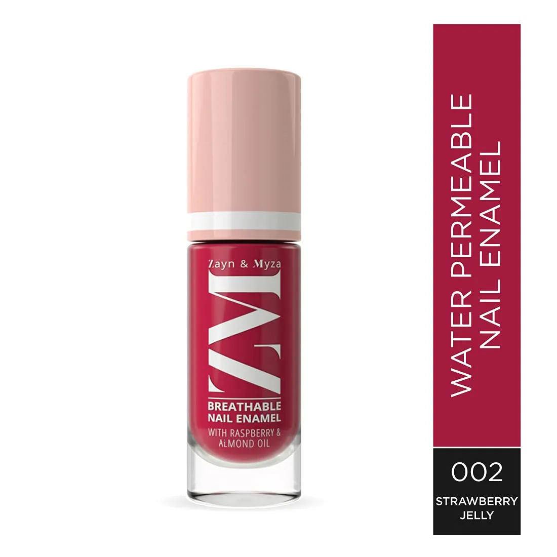 ZM Zayn & Myza Breathable Nail Enamel With Raspberry & Almond Oil