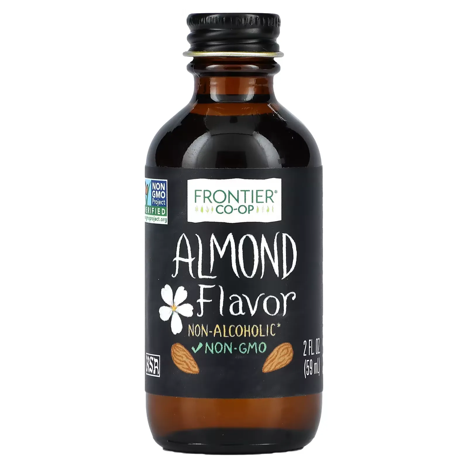 Almond Flavor, Non-Alcoholic, 2 fl oz (59 ml)