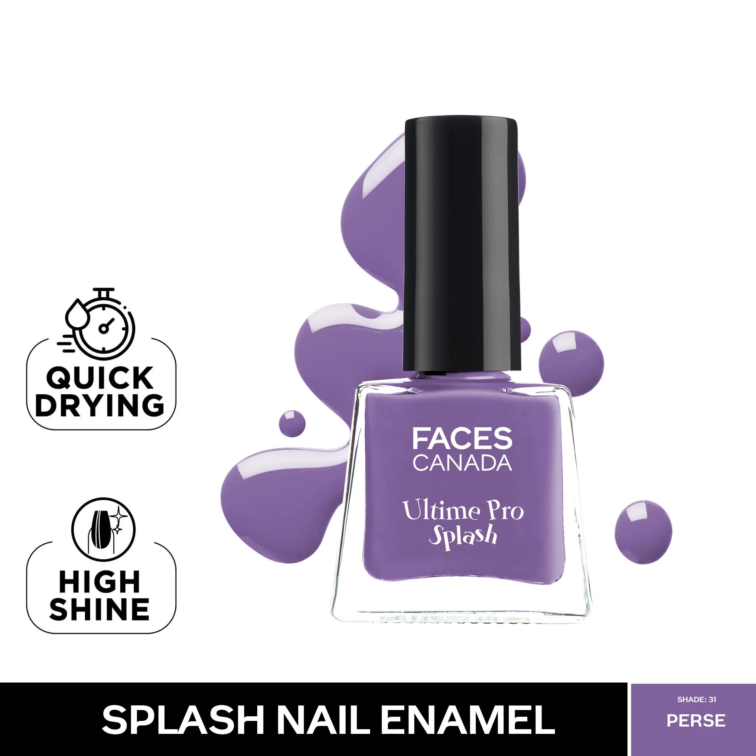 Faces Canada Ultime Pro Splash Nail Enamel - Perse 31