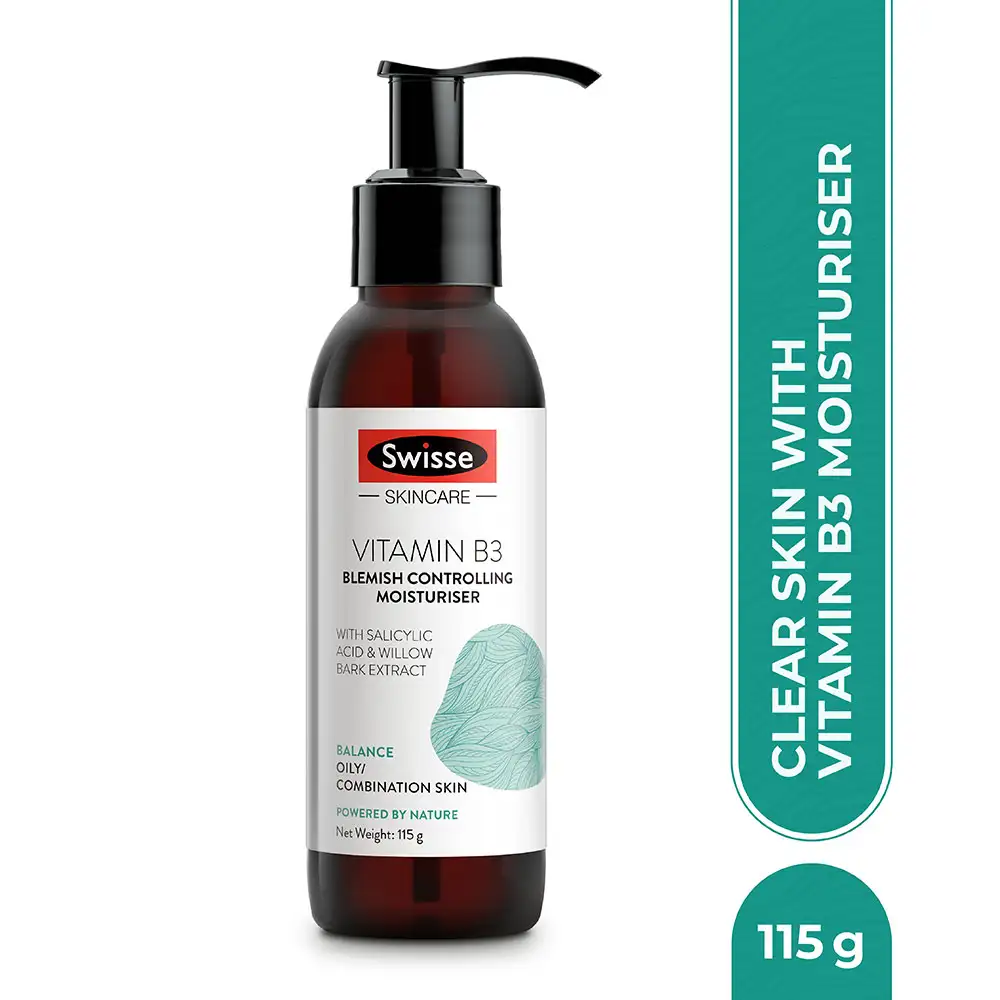 Swisse Skincare Vit B3 Blemish Controlling Moisturiser,  115 g  Oily/Combination Skin