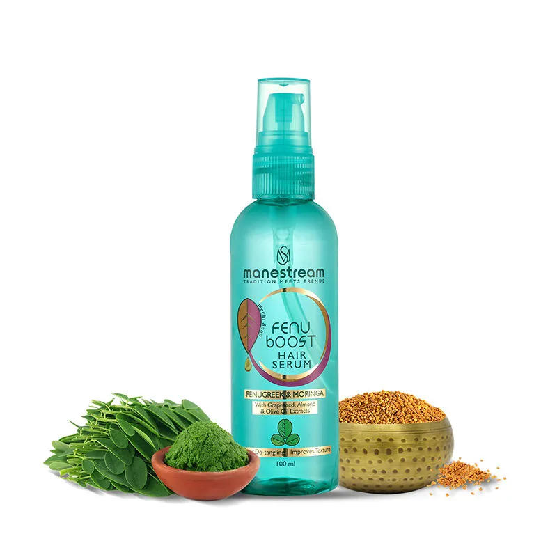 Manestream Fenuboost Fenugreek & Moringa Hair Serum