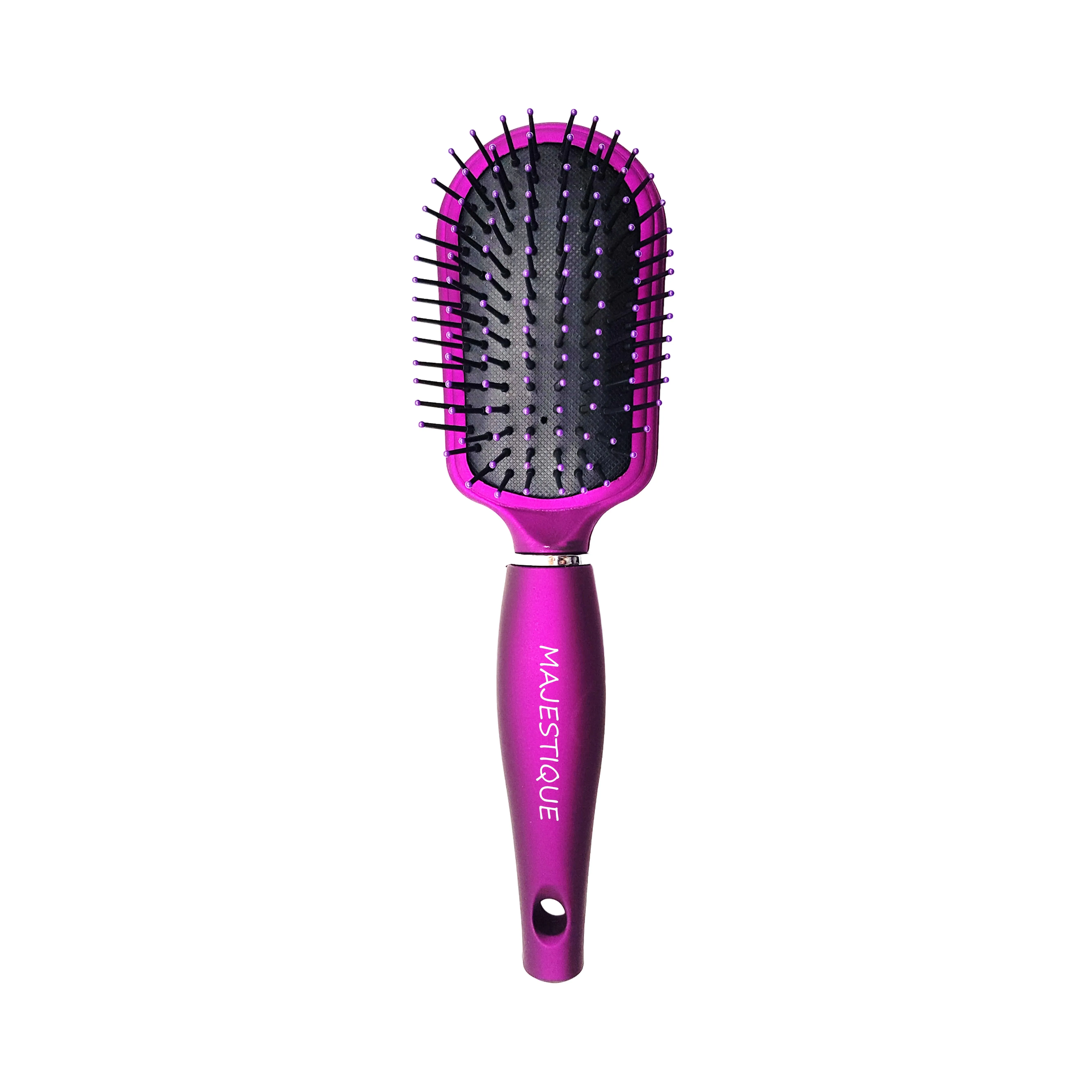 Majestique Detangle Hair Brush Purple Matte