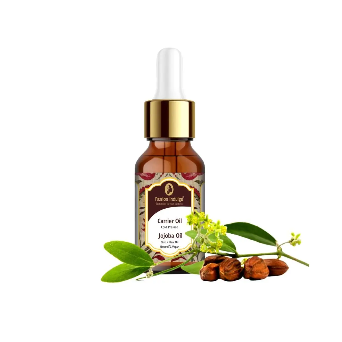 Passion Indulge JOJOBA Carrier oil for Skin and hair care 10ML