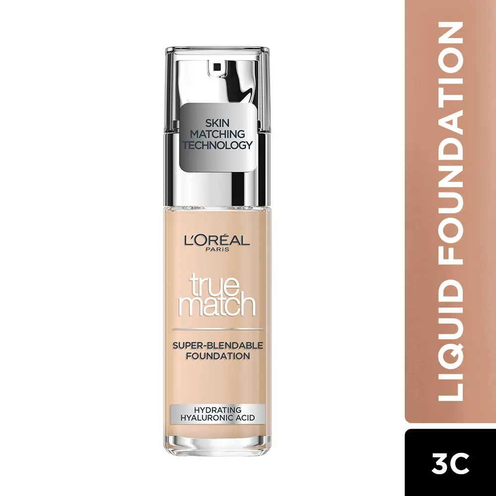 L'Oreal Paris True Match Super Blendable Liquid Foundation Rose Beige 3C, 30ml