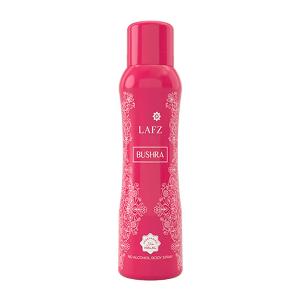 LAFZ Bushra No Alcohol Body Spray for Women