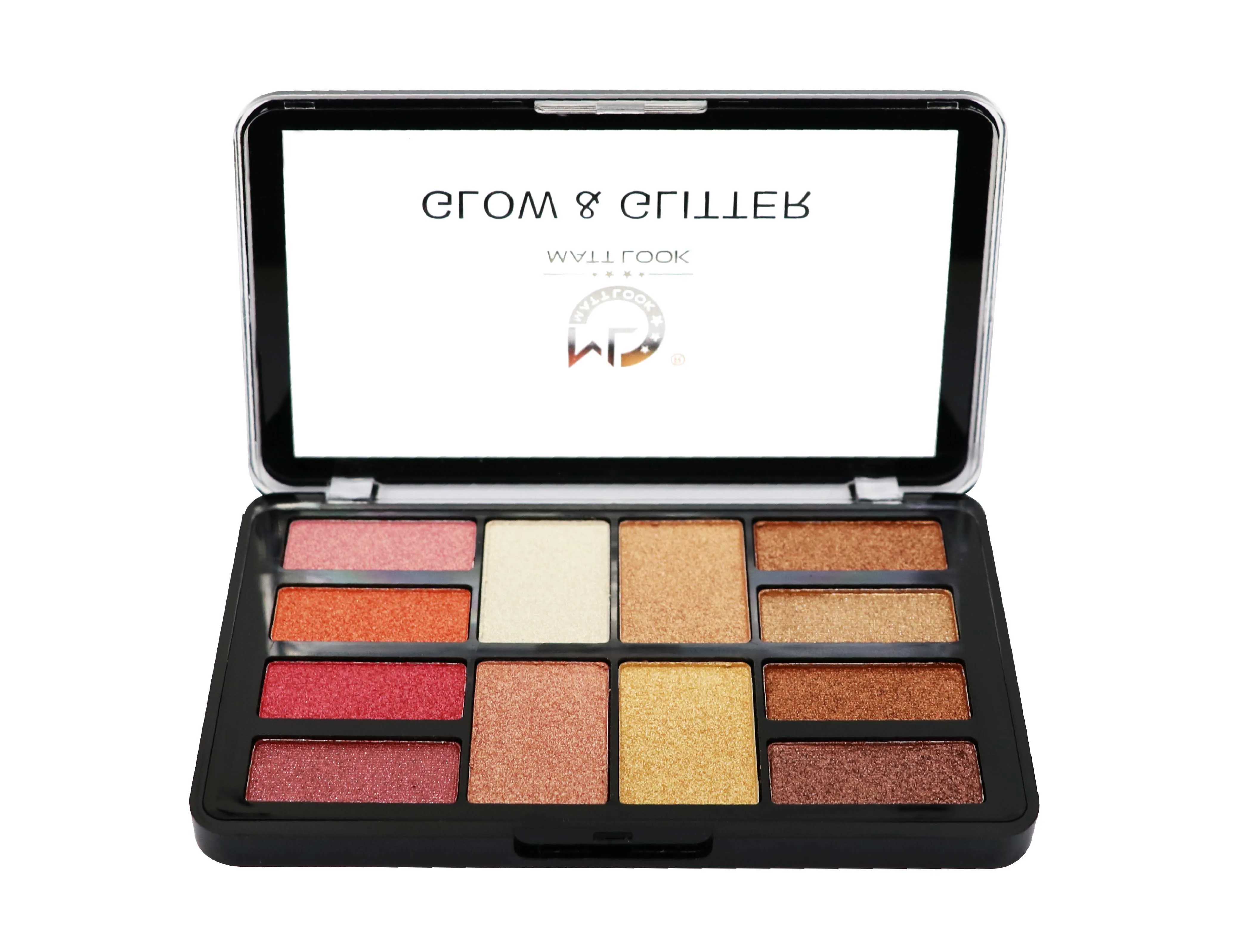 Matt look Face Makeup Glow & Glitter HD Pro Style Palette - Hollywood