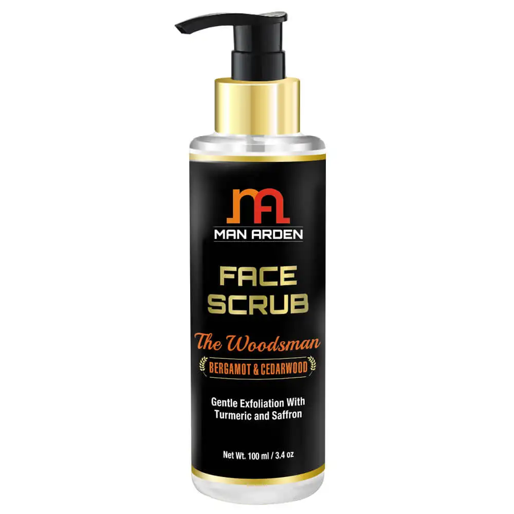 Man Arden Face Scrub,  100 ml  with Turmeric and Saffron