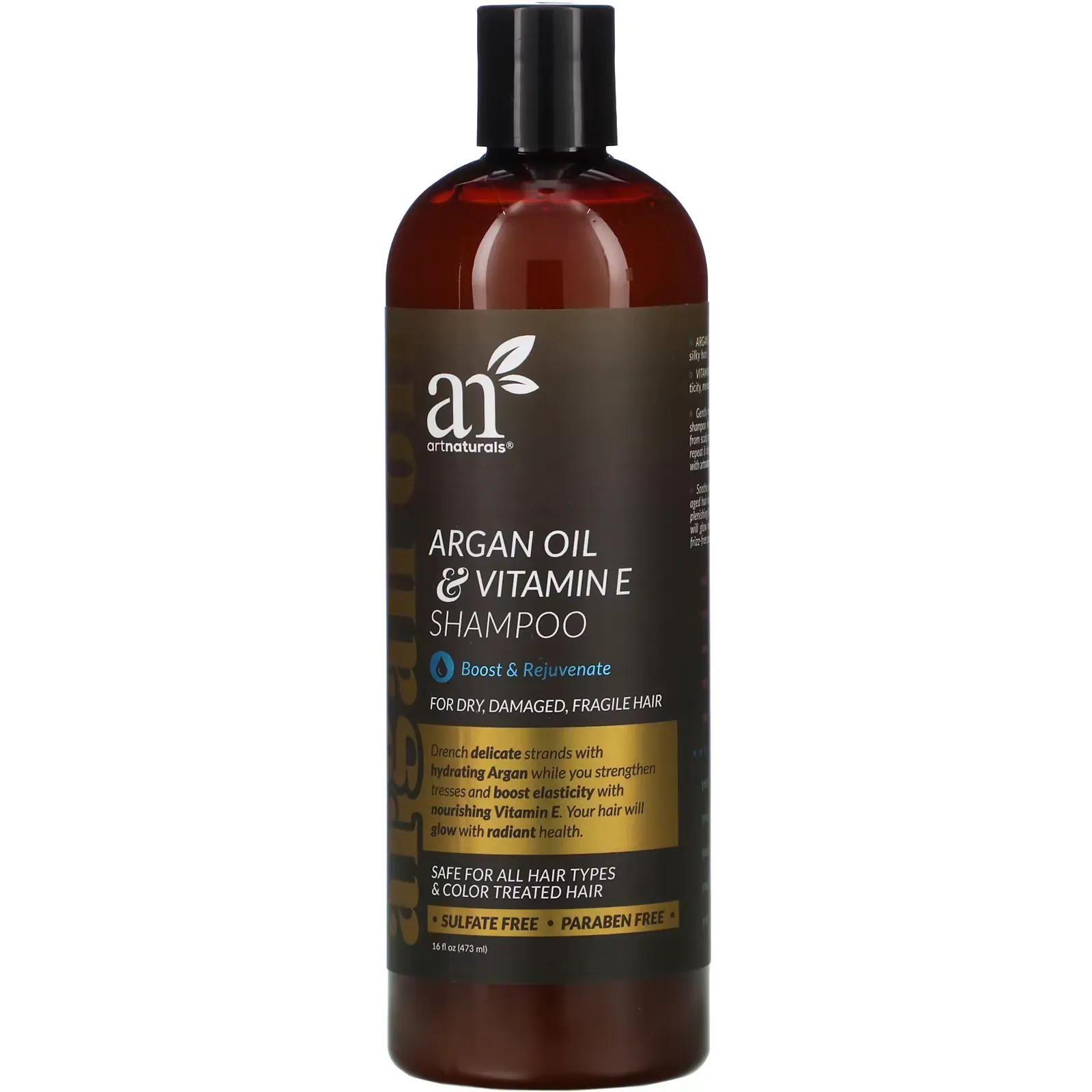 Argan Oil & Vitamin E Shampoo, 16 fl oz (473 ml)