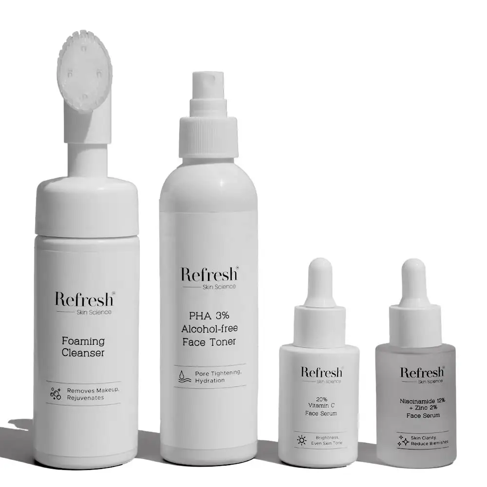 Refresh Skin Science Oily Skin Essentials Kit,  4 Piece(s)/Pack  for All Skin Types