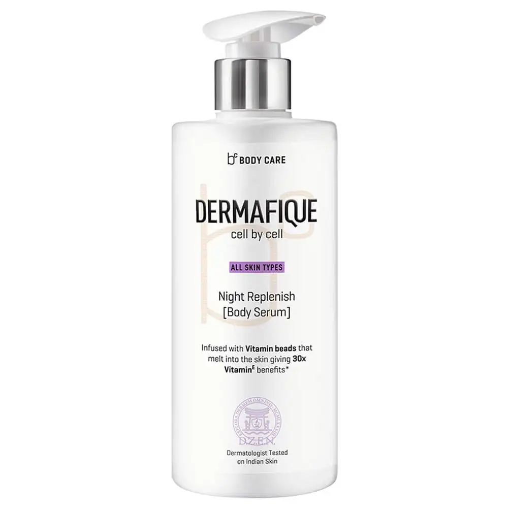 Dermafique Night Replenish Body Serum,  300 ml  for All Skin Types