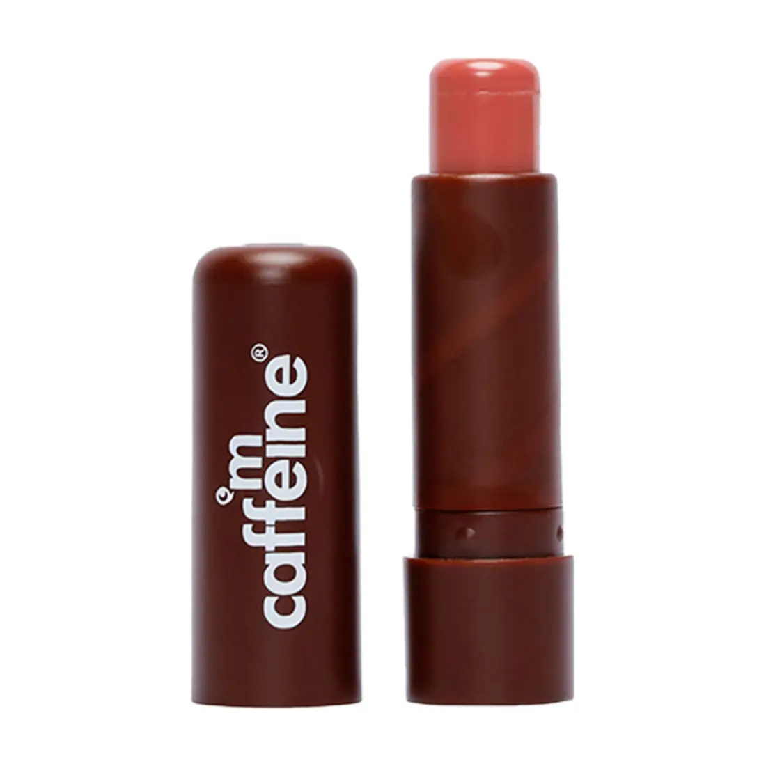 mCaffeine Choco Lip Balm with Berries |Moisturizes Lip for women & men| Heals Dry & Chapped lips | Sheer Pink Tint (4.5 g)