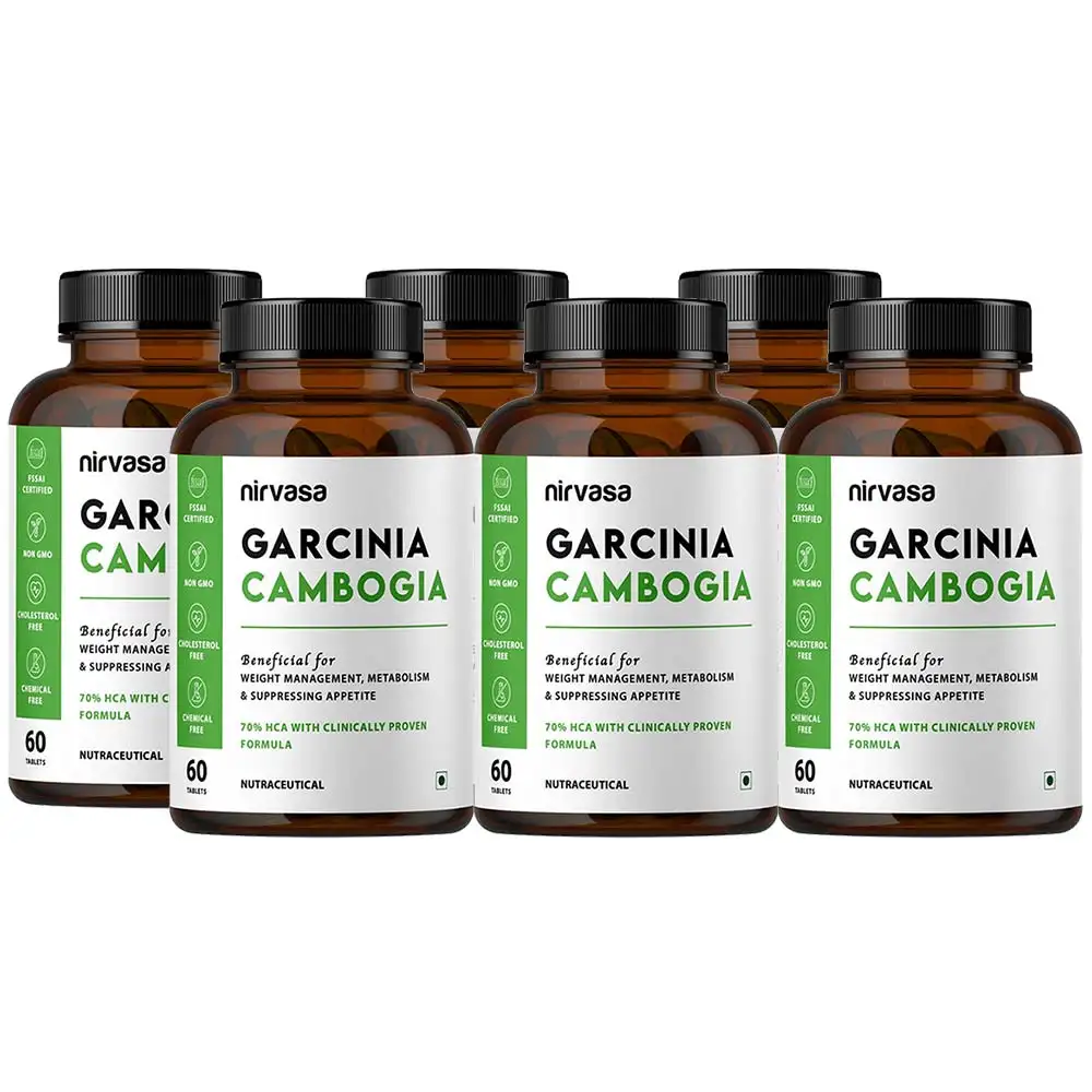 Nirvasa Garcinia Cambogia (Pack of 6),  60 tablet(s)