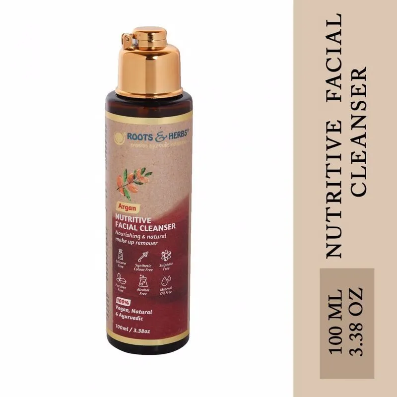 Roots & Herbs Argan Nutritive Facial Cleanser