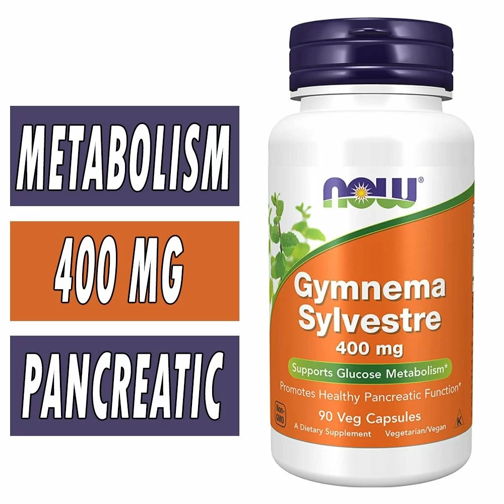 NOW Gymnema Sylvestre - 400 mg - 90 Veg Capsules