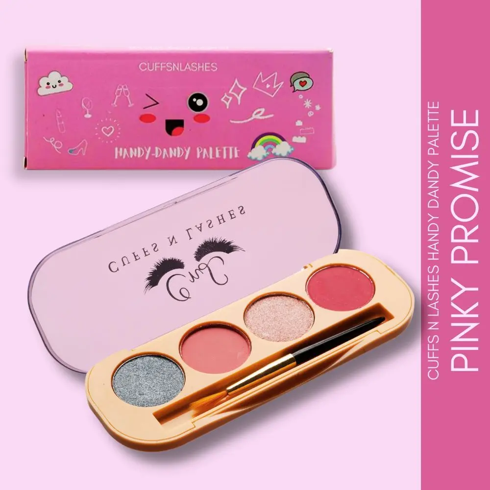 Cuffs N Lashes Handy-Dandy Eyeshadow Palette, Pinky Promise