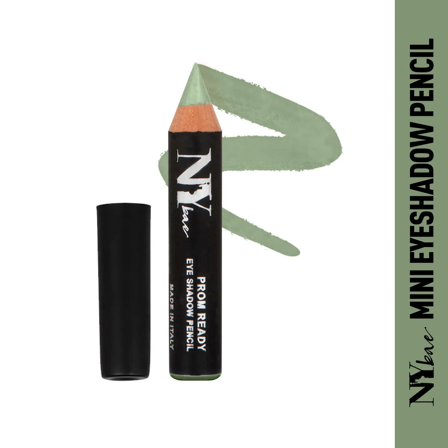 NY Bae Prom Ready - Sexy and Sleek 8 (1.5 g) | Mini Eyeshadow Pencil | Green | Glitter Finish | Enriched With Coconut Oil | Highly Pigmented | Lightweight | Lasts Upto 8 Hours | Easily Blendable | Cruelty Free