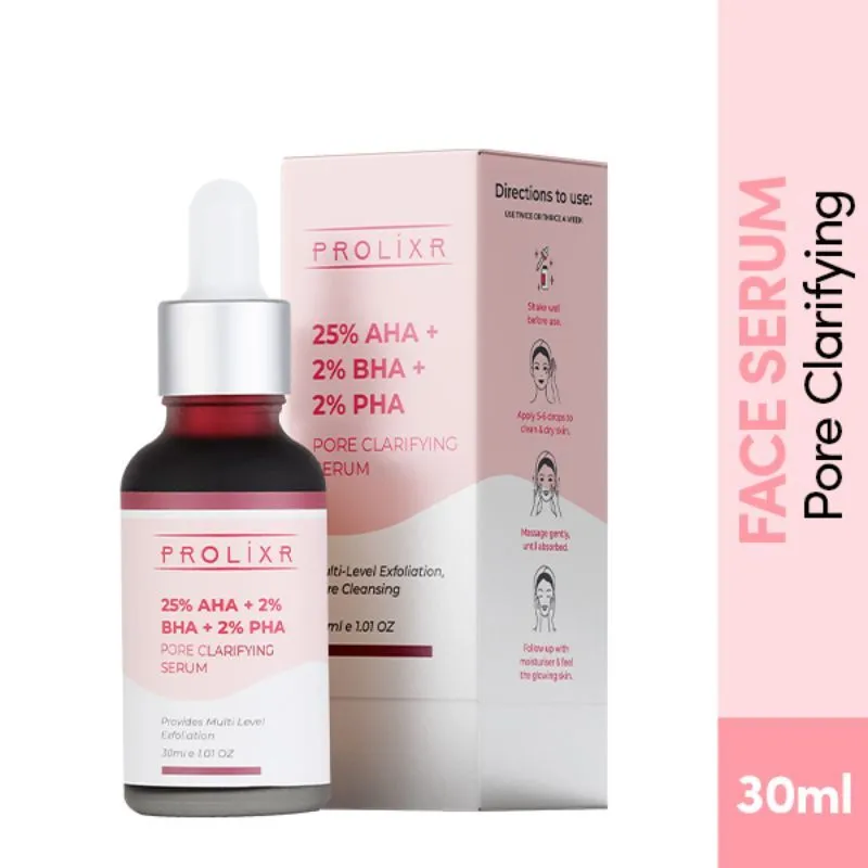 Prolixr 25% AHA + 2% BHA + 2% PHA Pore Clarifying Serum