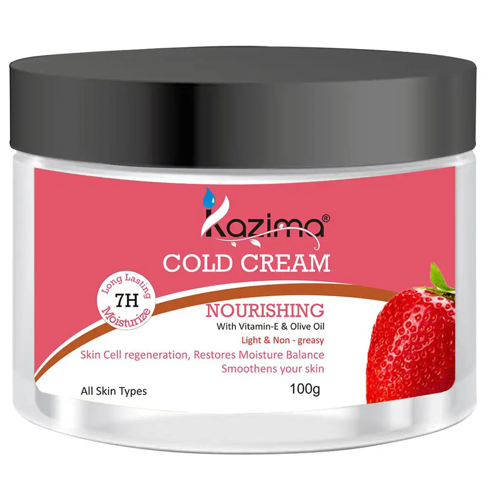 Kazima Nourishing Cold Cream,  100 g  for Skin Cell Regeneration, Restores Moisture Balance Smoothens Your Skin