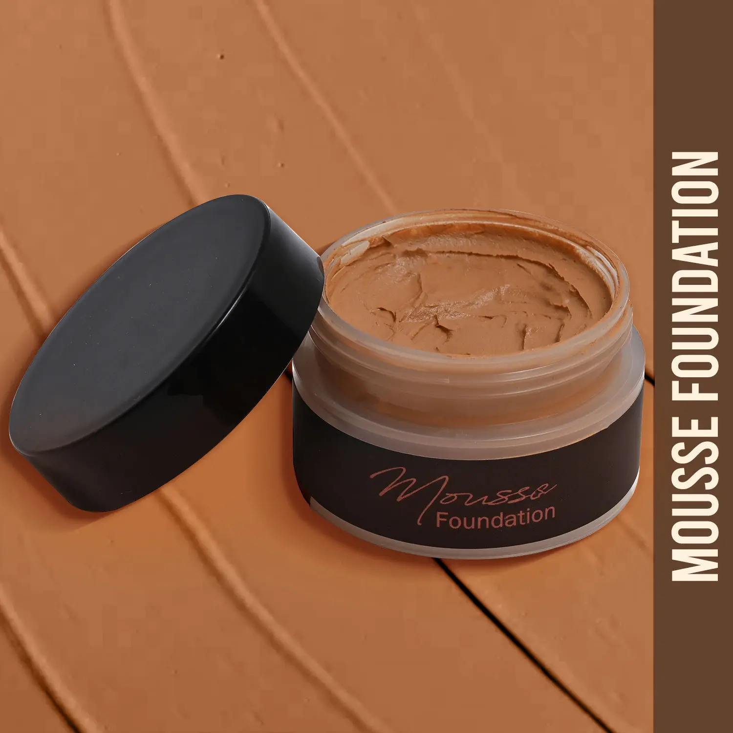 NY Bae Mousse Foundation - Warm Chestnut 09 (22 g) | Dark Skin | Warm Undertone | Matte Finish | Enriched with 8 Miracle Oils | For Normal to Oily Skin | Covers Imperfections | Long lasting | Easily Blendable | Perfect for Daily Use