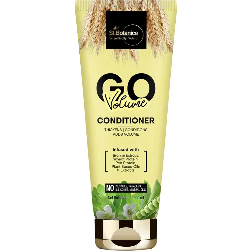 St.Botanica GO Volume Hair Conditioner,  200 ml  with Brahmi Extract, Wheat Protein, Pea Protein