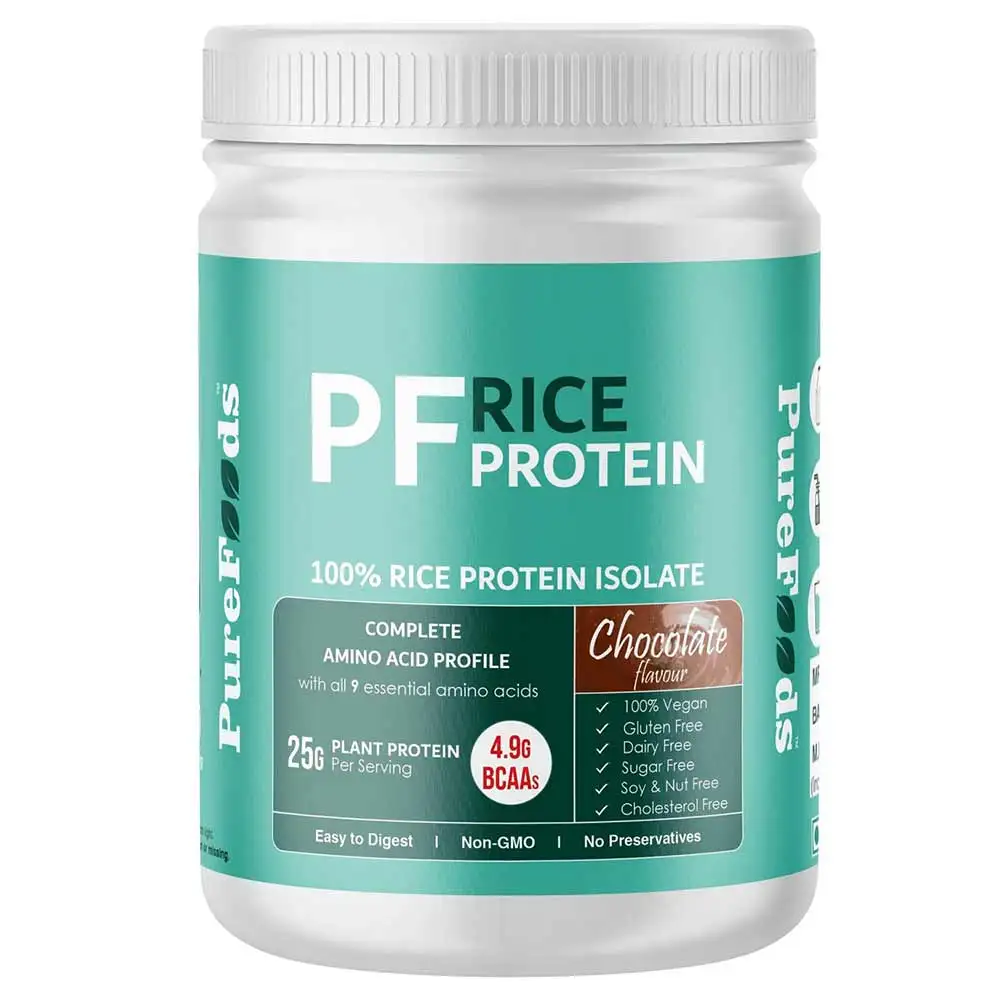 PureFoods PF Rice Protein,  0.79 lb  Chocolate