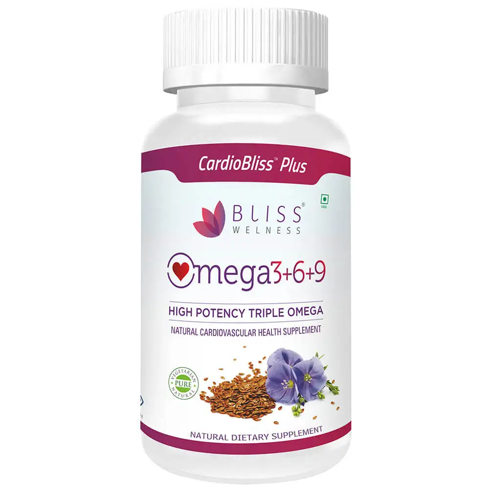 Bliss Welness Omega 3+6+9,  120 veggie capsule(s)