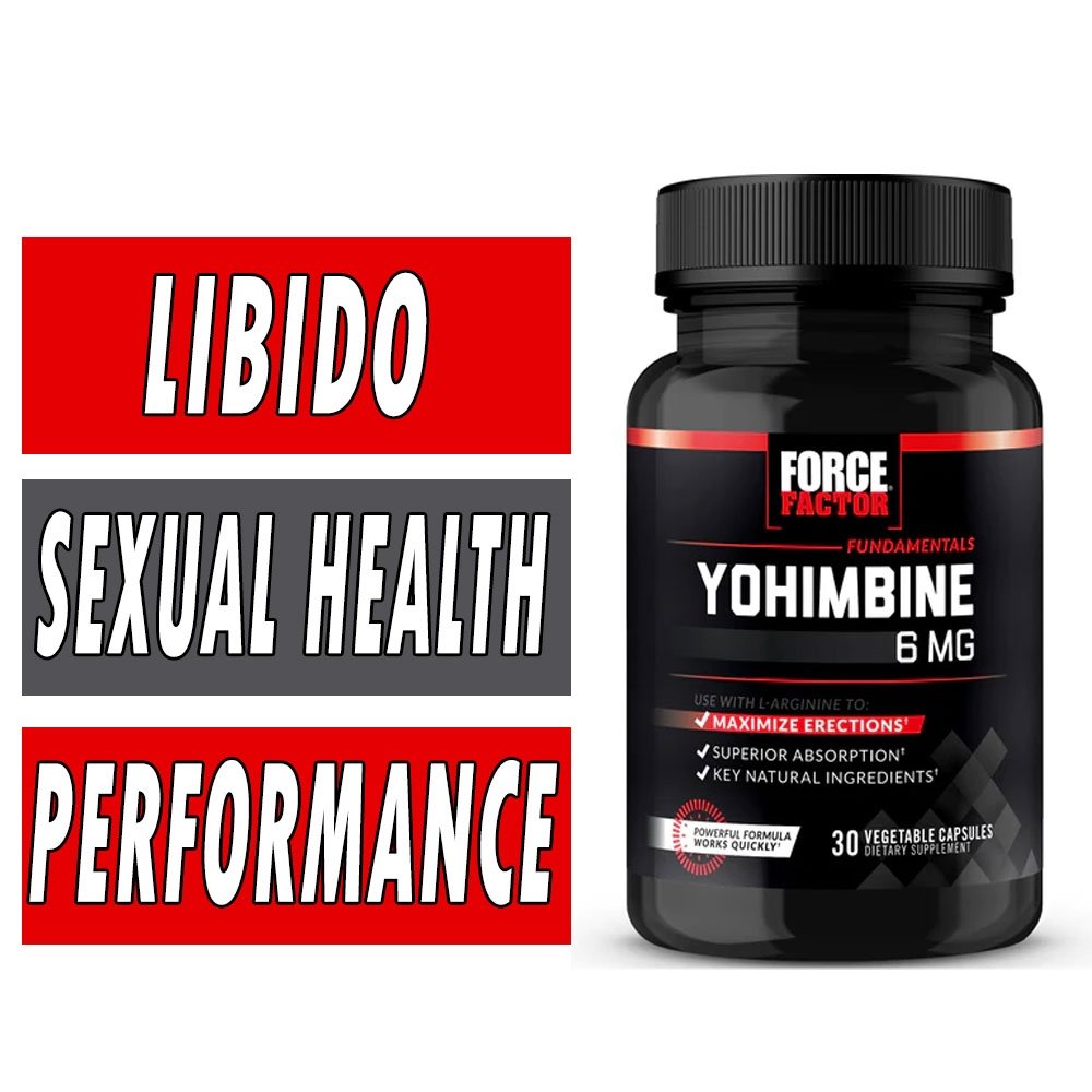 Force Factor Yohimbine - 6 mg - 30 Capsules