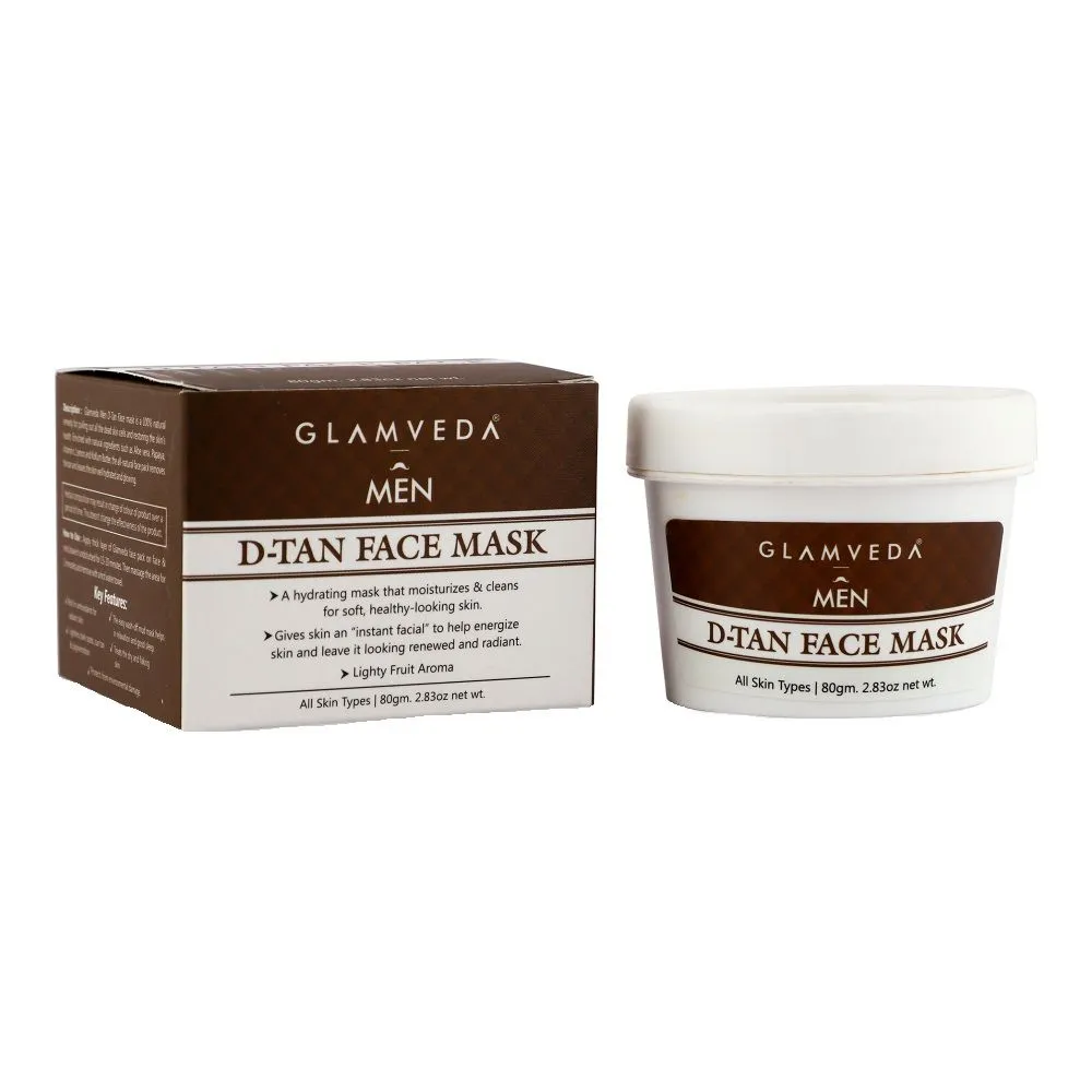 Glamveda Men De Tan Face Mask