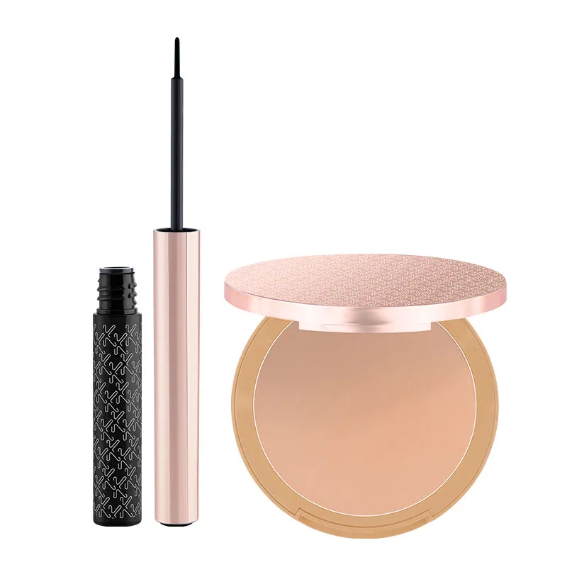 Bare Necessities Combo - Kay beauty Liquid Eyeliner & Matte Compact