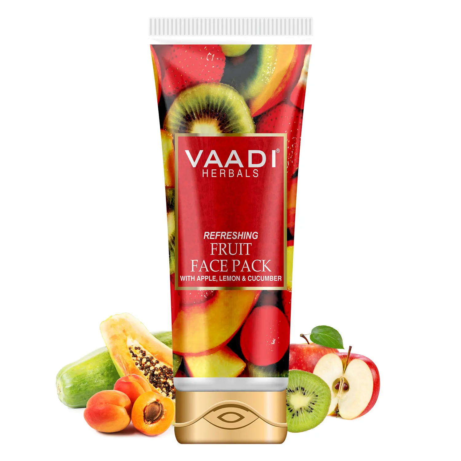 Vaadi Herbals Refreshing Fruit Pack With Apple, Lemon & Cucumber (120 g)