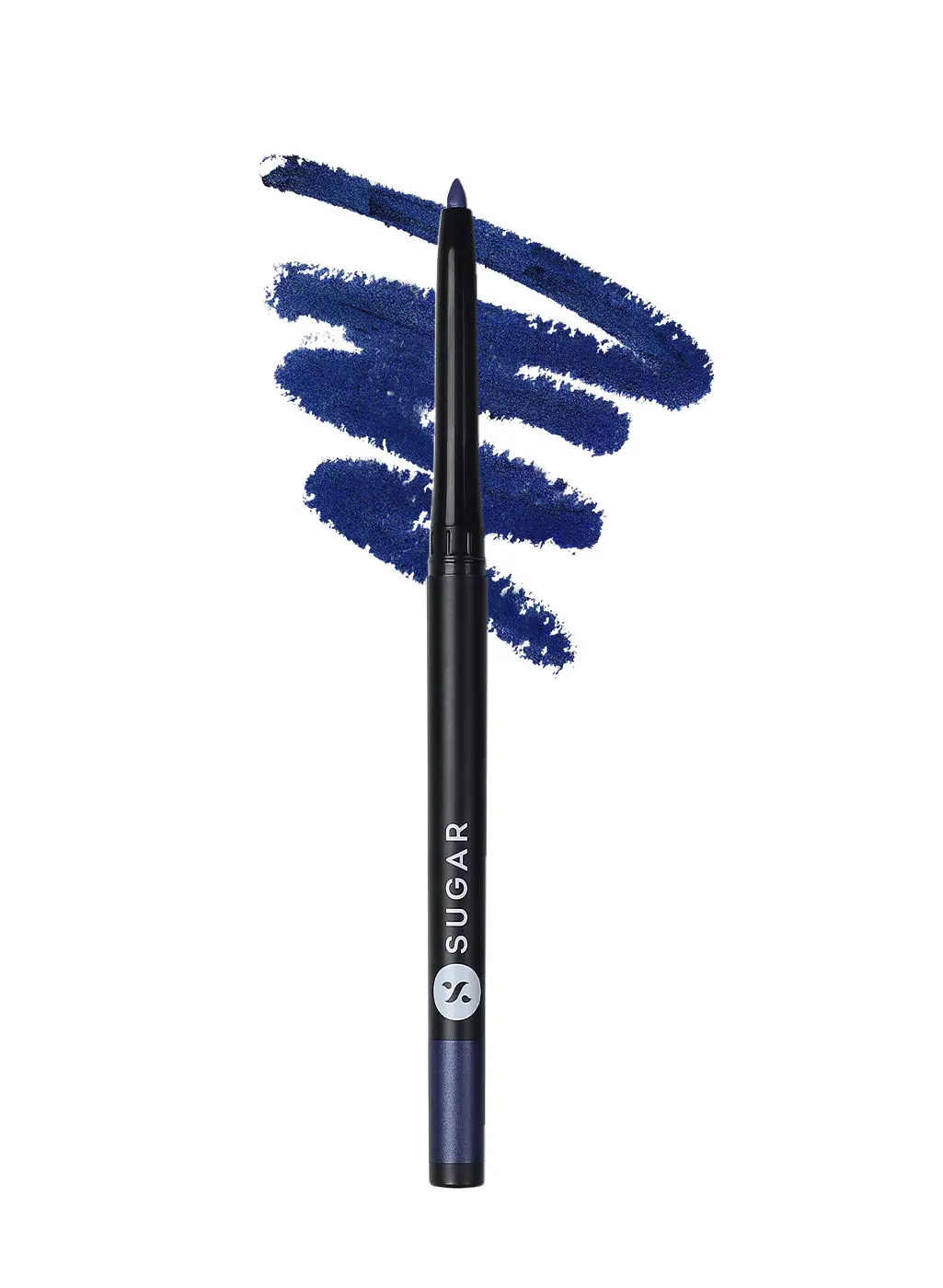 SUGAR Cosmetics - Kohl Of Honour - Intense Kajal - 04 True Blue (Blue Kajal) - Ultra Creamy Texture, Smudge Proof, Water Proof Kajal, Long Lasting Eye Pencil, Lasts Up to 12 hours