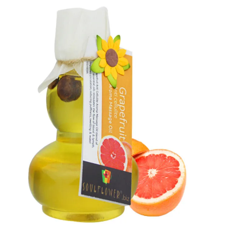 Soulflower Grapefruit Anti Cellulite Aroma Massage Oil