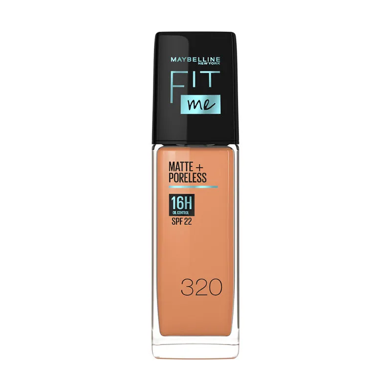 Maybelline New York Fit Me Matte+Poreless Liquid Foundation With Pump - 320 Natural Tan