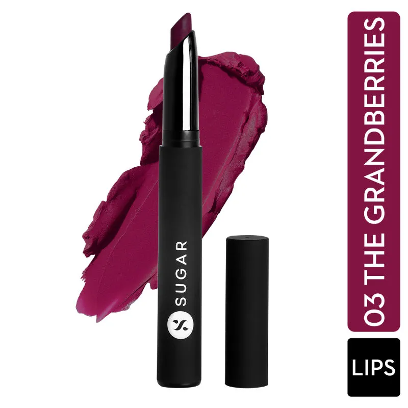 SUGAR Matte Attack Transferproof Lipstick - 03 The Grandberries (Dark Berry)