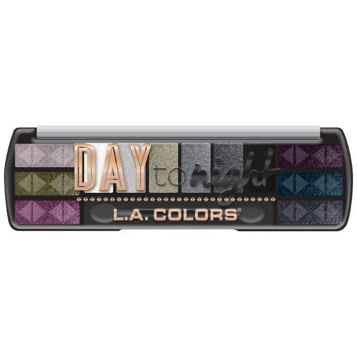 L.A. Colors Day to Night 12 Color Eyeshadow - Nightfall (8 g)