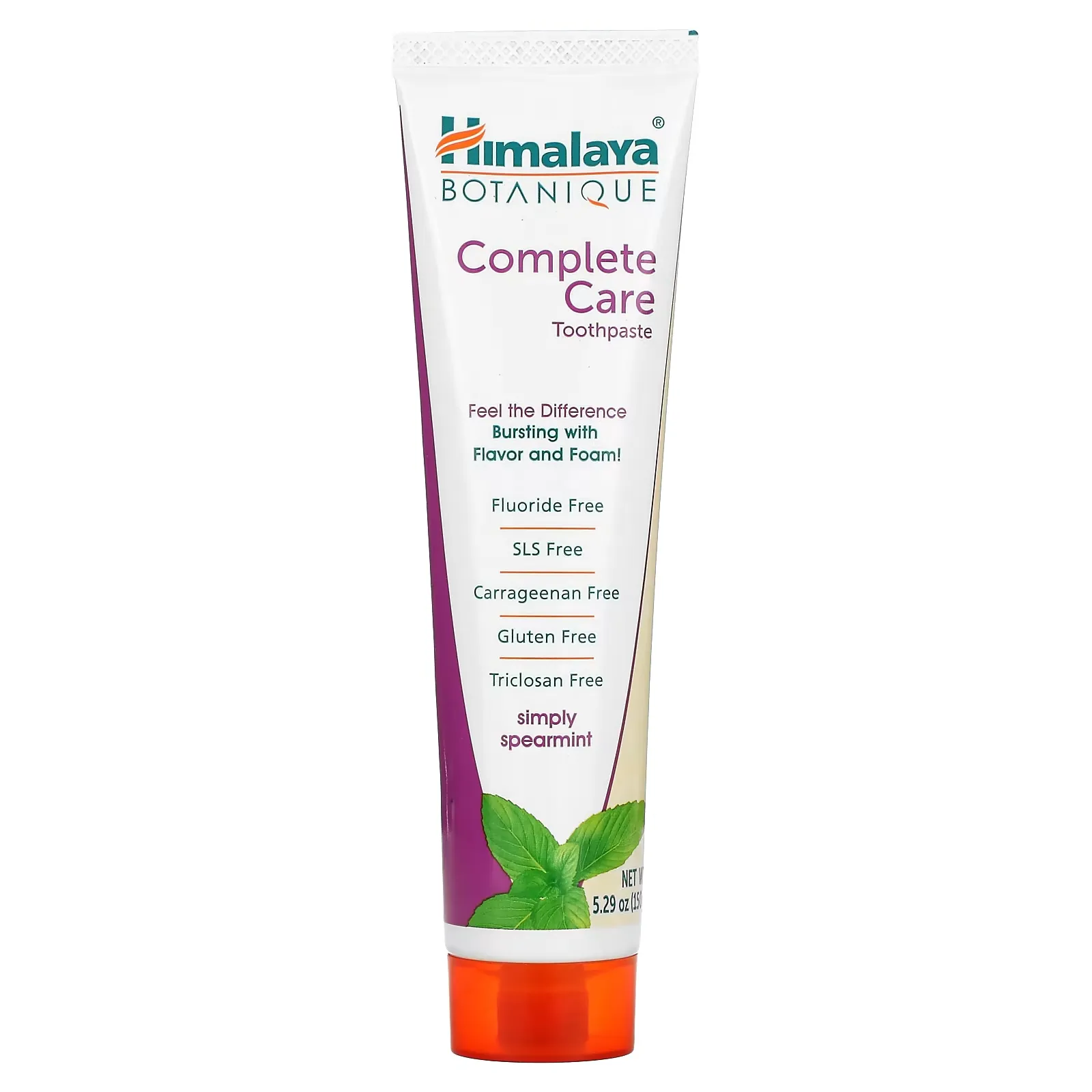 Botanique, Complete Care Toothpaste, Simply Spearmint, 5.29 oz (150 g)