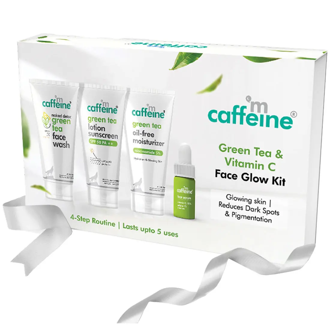 mCaffeine miniature Green Tea & Vitamin C Glow Kit