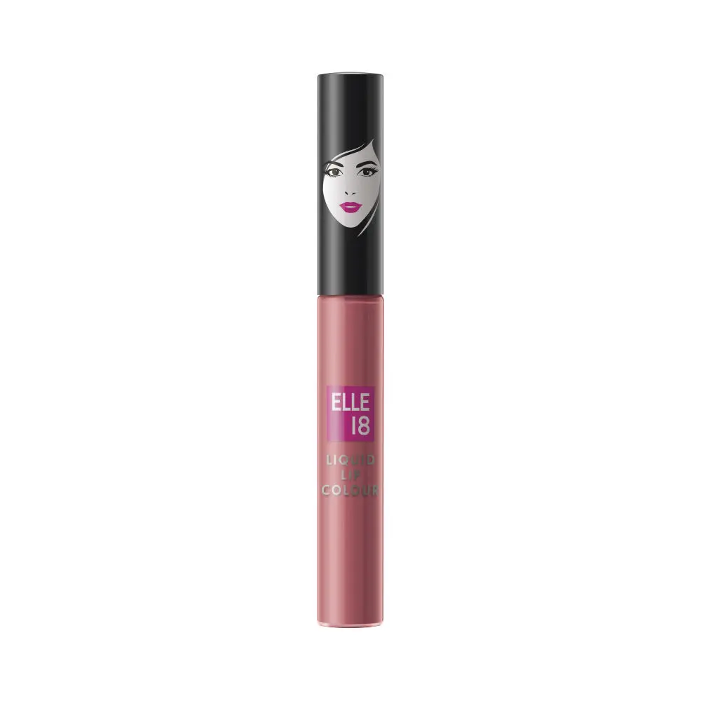 Elle18 Liquid Lip Color, Nude Pump, 5.6ml