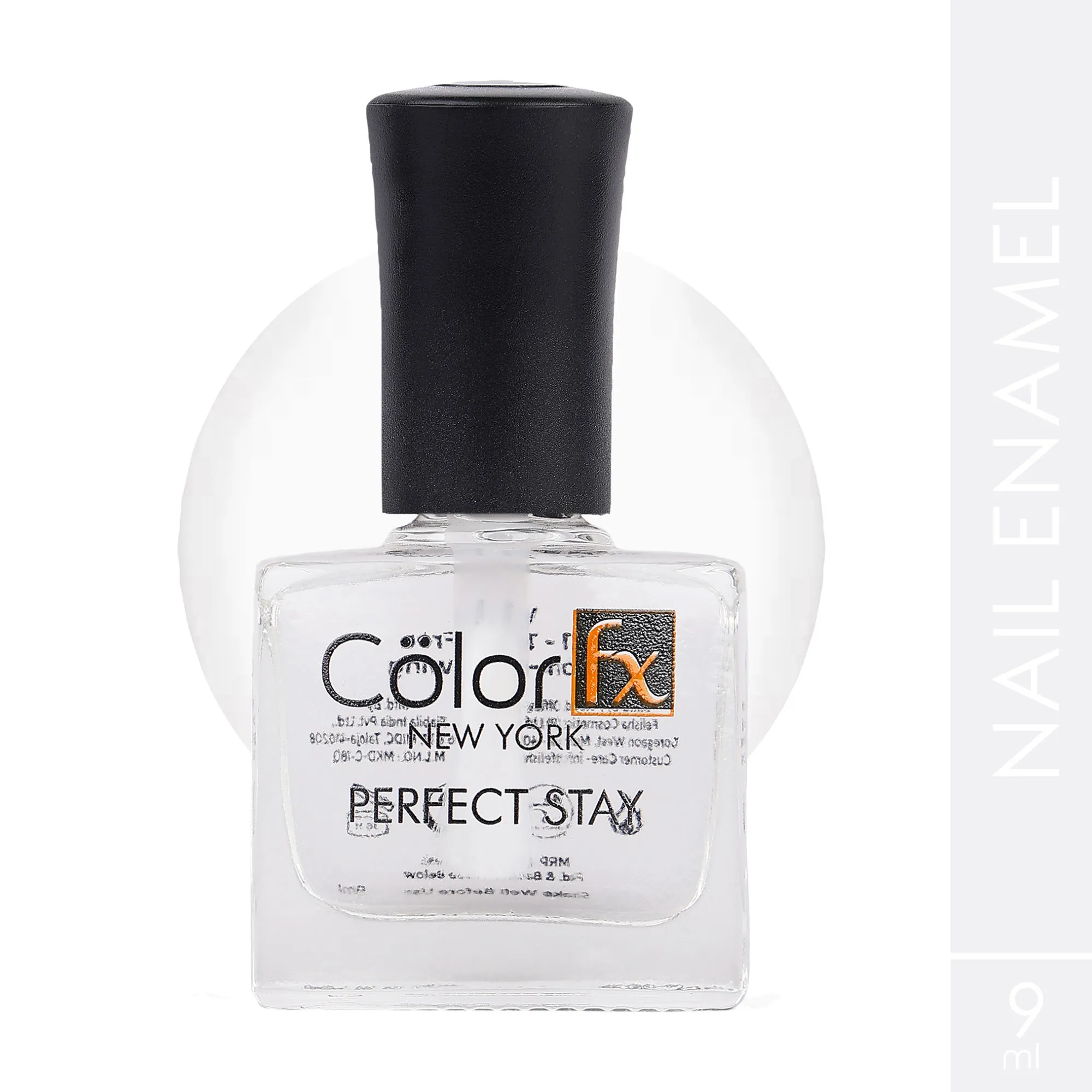 Color Fx Top Coat Nail Enamel -Transparent