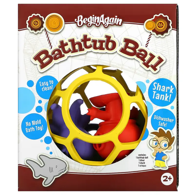 Bathtub Ball, 2+ Years, 4 Pieces