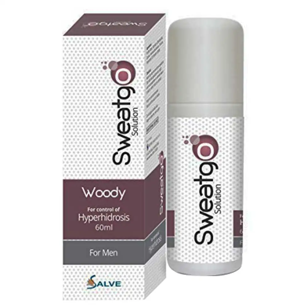 Salve Sweatgo Solution for Men,  60 ml  Woody