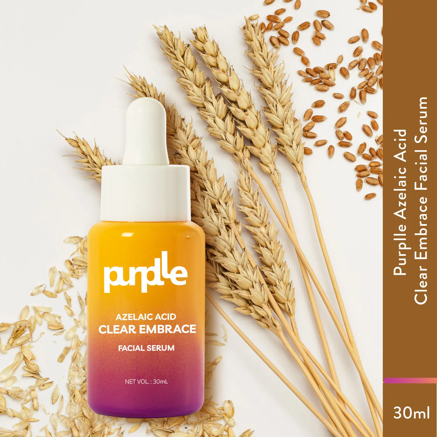 Purplle Azelaic Acid Clear Embrace Facial Serum For Acne-Prone Skin (30 ml)